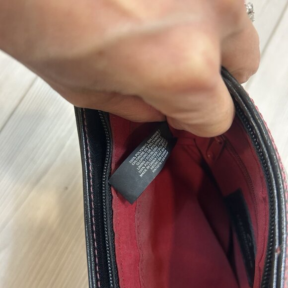 Liz Claiborne Black Leather Bag - Picture 8 of 11